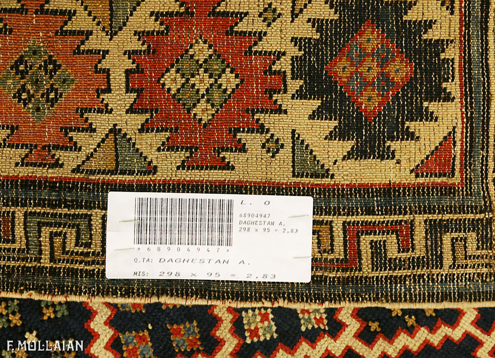 Tapis Couloir Caucasien Antique Daghestan n°:68904947